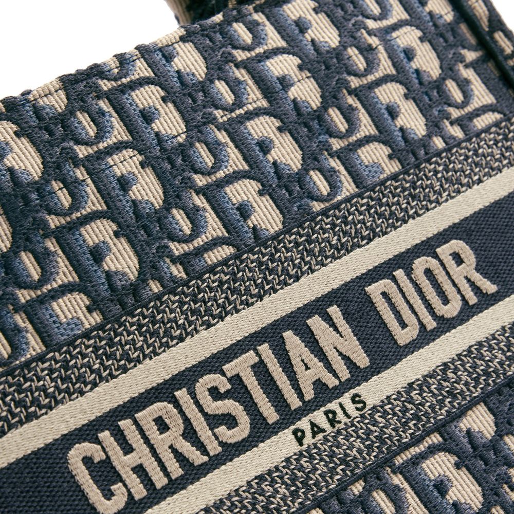 Dior Blaue Baumwolltasche