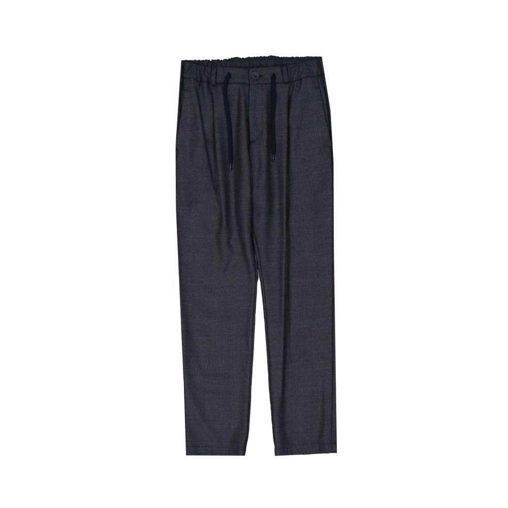 Herno Graue Hose aus reiner Schurwolle