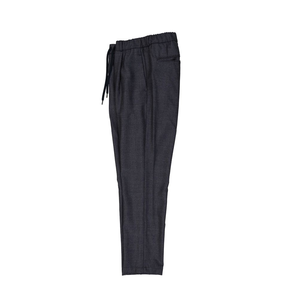Herno Graue Hose aus reiner Schurwolle