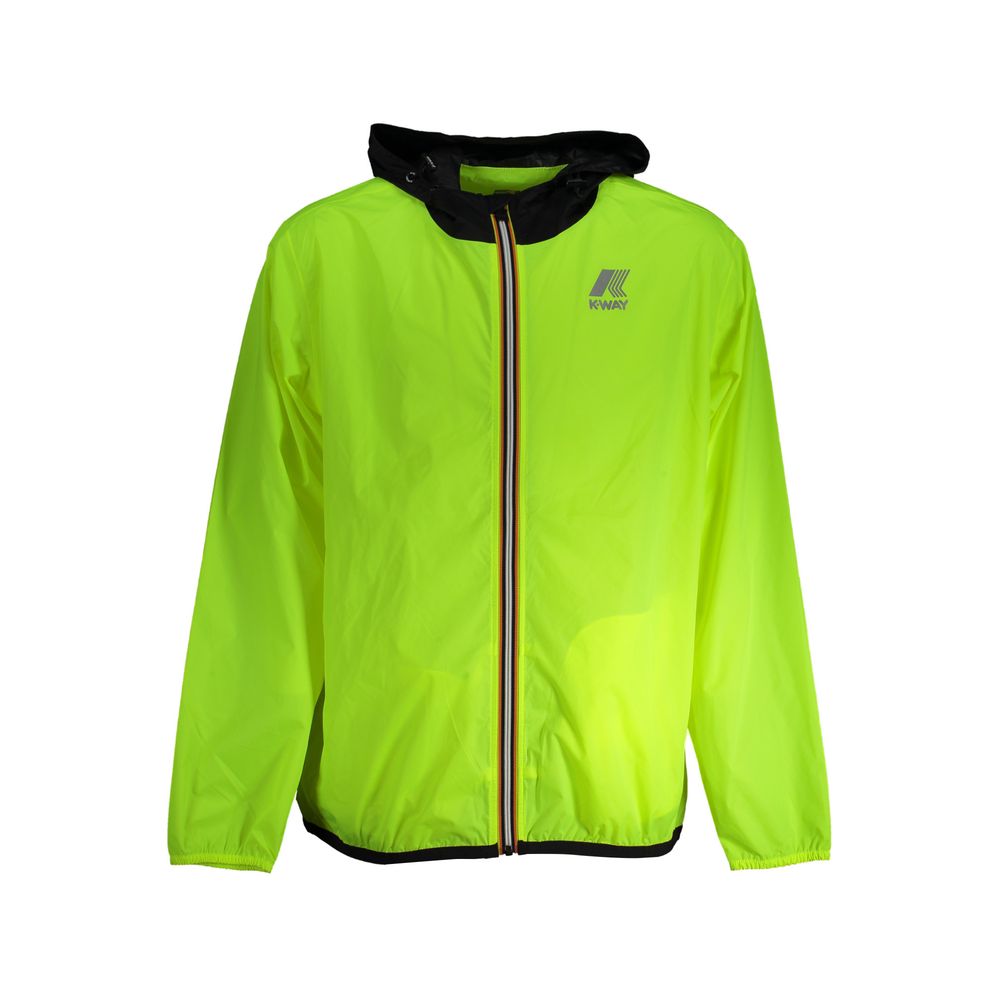 K-WAY Herrenjacke aus gelbem Polyamid