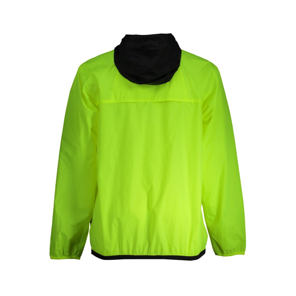 K-WAY Herrenjacke aus gelbem Polyamid