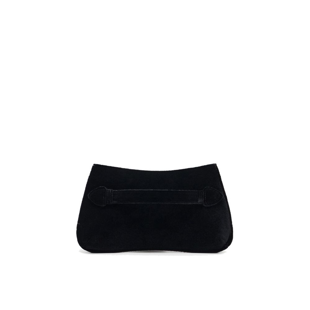 Emporio Armani Schwarze Clutch aus Polyester