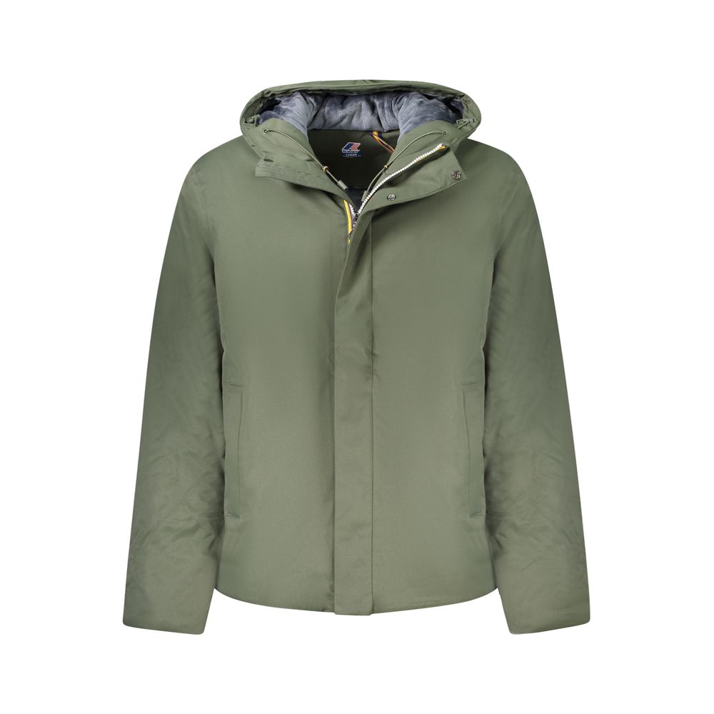K-WAY Herrenjacke aus Verde-Polyester