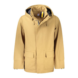 K-WAY Brauner Herren-Trenchcoat aus Wolle