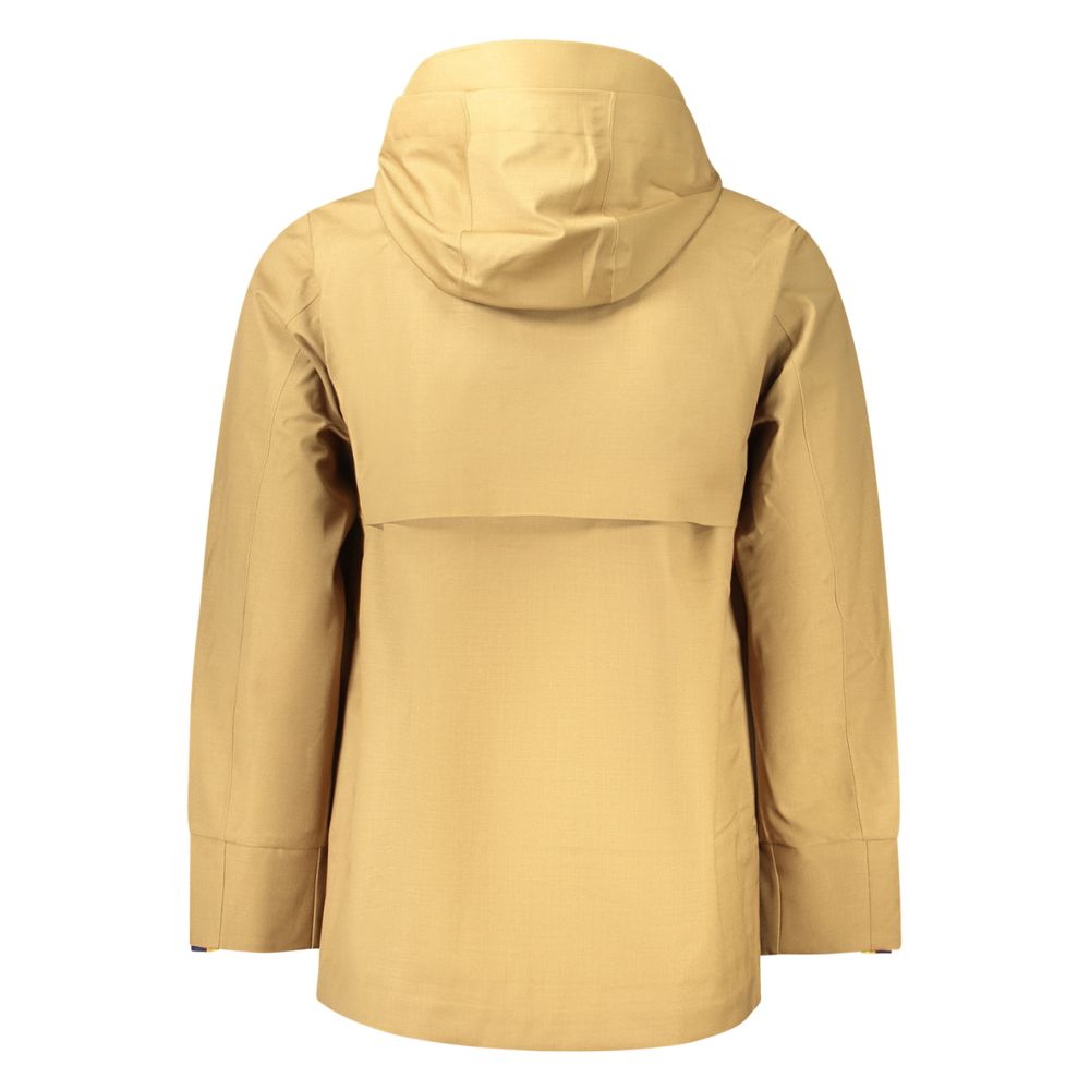 K-WAY Brauner Herren-Trenchcoat aus Wolle
