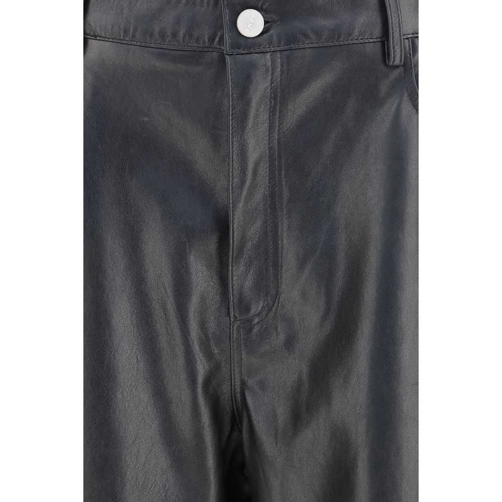 Arma Schwarze Lederhose