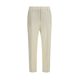 Versace Beige Wollhose Oves Aries Cropped