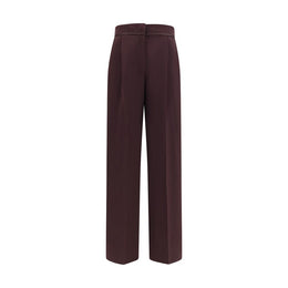 Forte_Forte Violette Freizeithose aus Polyester