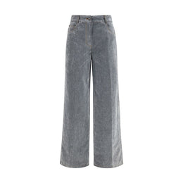 Forte_Forte Graue Jeans aus Baumwolle