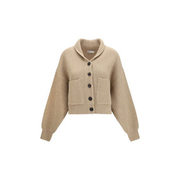 Tory Burch Beige Woll Cardigan Oves Aries