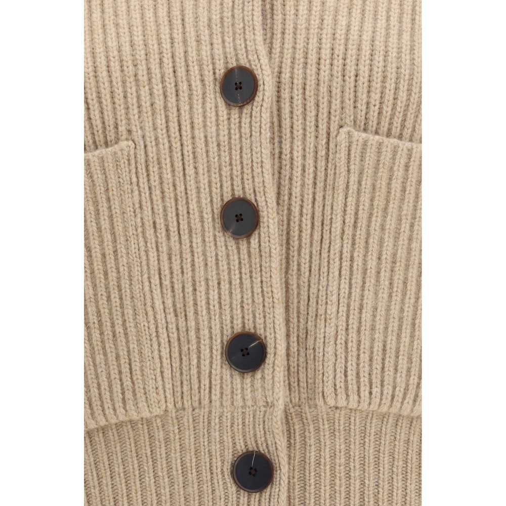 Tory Burch Beige Woll Cardigan Oves Aries