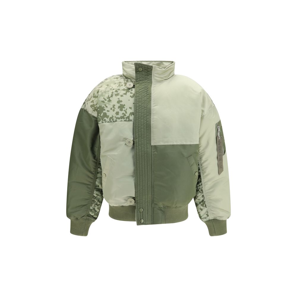 ALPHA INDUSTRIES Zweifarbige Nylon-Bomberjacke
