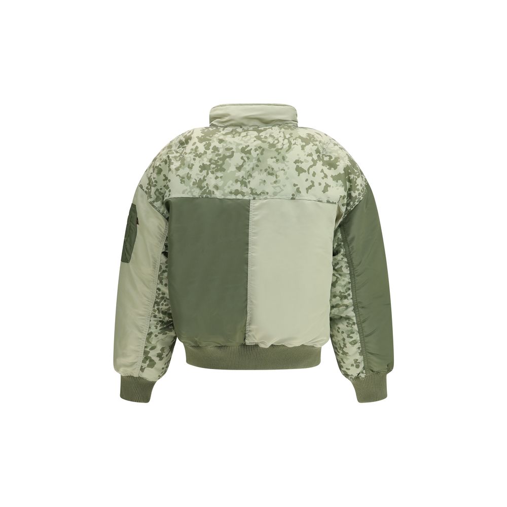 ALPHA INDUSTRIES Zweifarbige Nylon-Bomberjacke