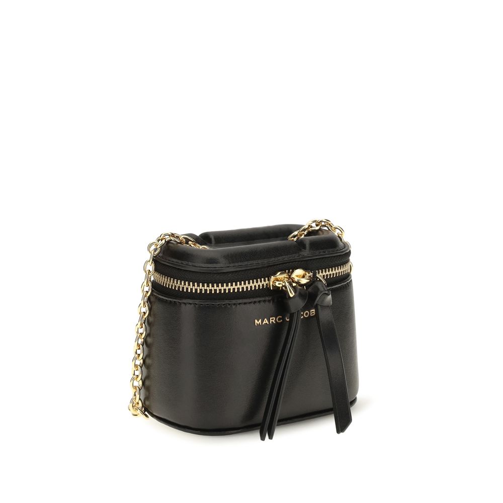 Marc Jacobs Schwarze Bos Taurus Kalbsleder Schultertasche