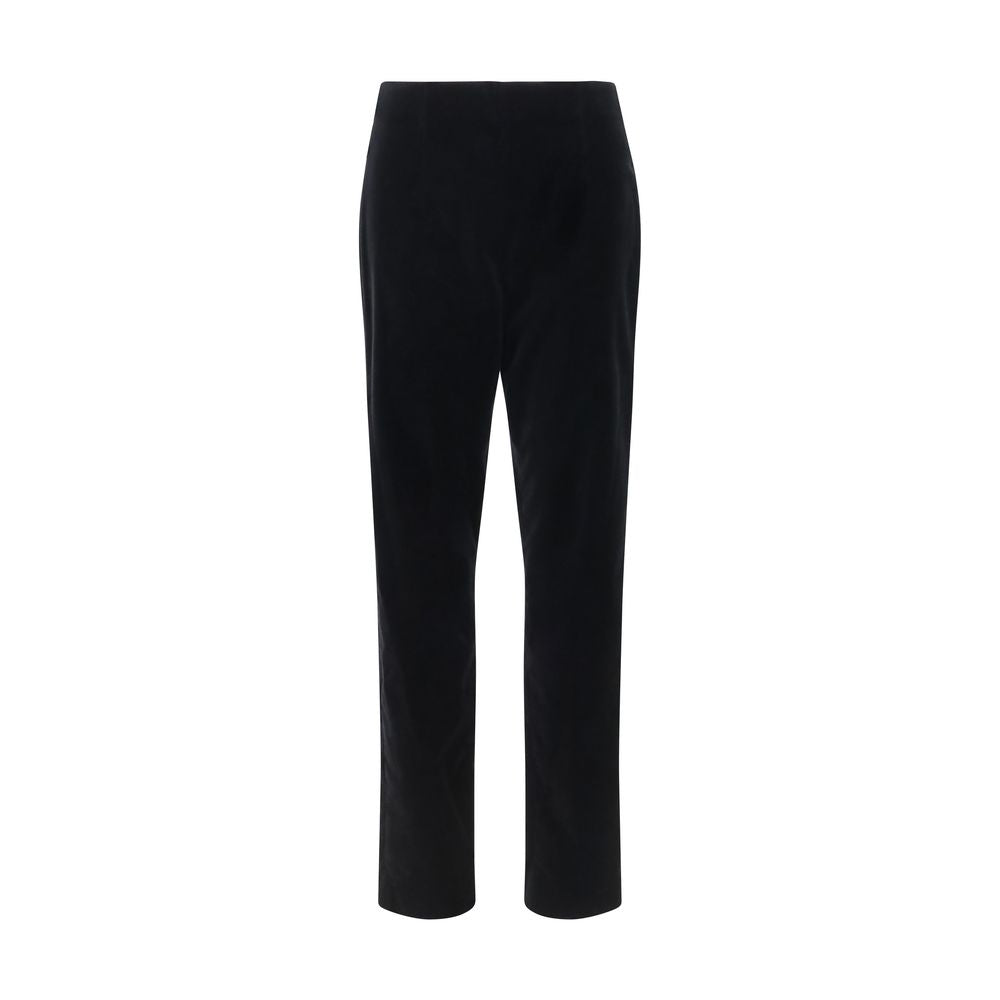 Khaite Schwarze Baumwoll-Freizeithose