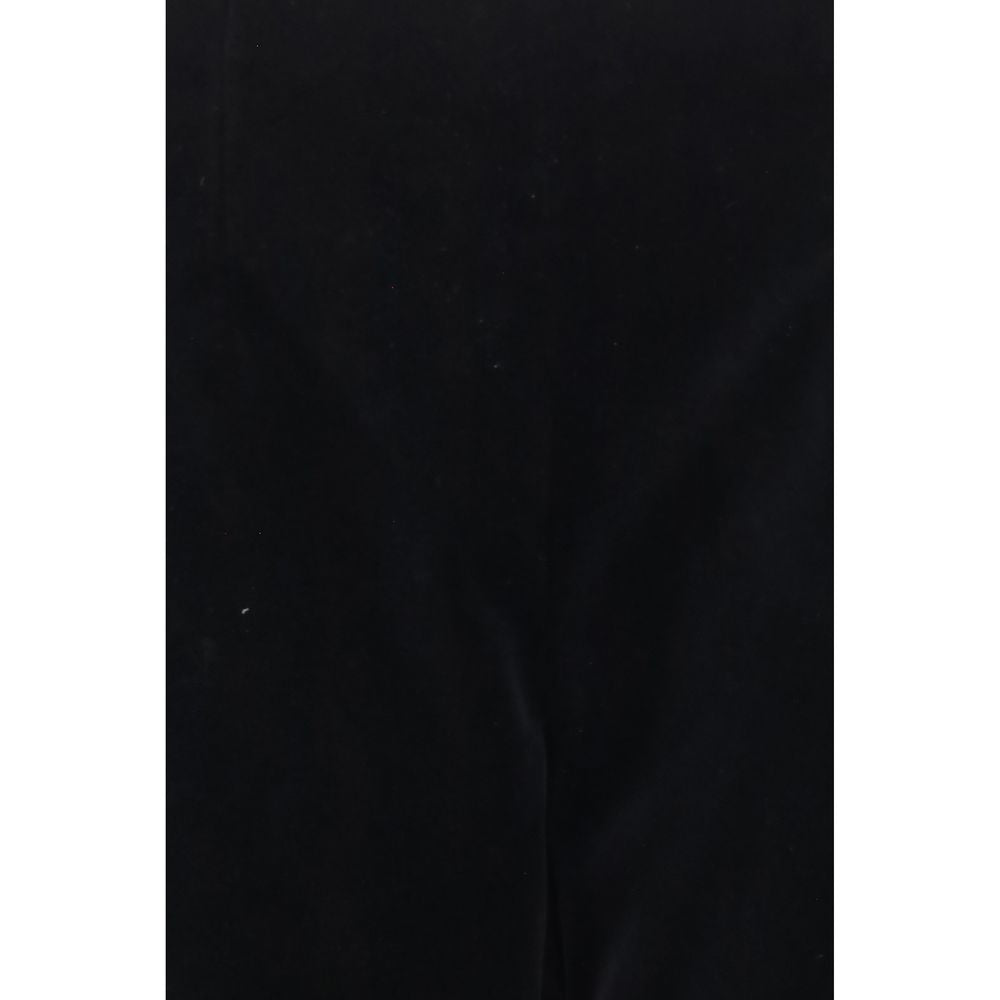 Khaite Schwarze Baumwoll-Freizeithose