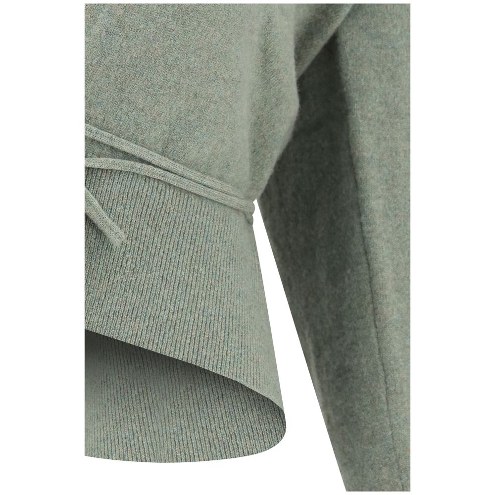 Extreme Cashmere Zweifarbige Kaschmir-Strickjacke