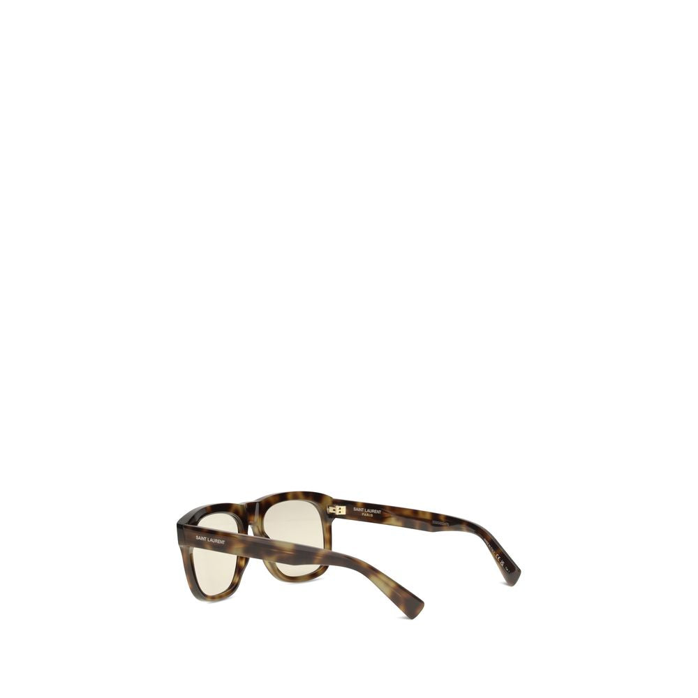 Saint Laurent Braune Sonnenbrille aus Acetat