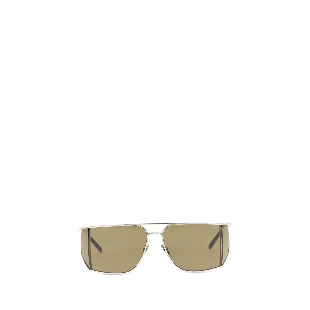 Saint Laurent Sonnenbrille aus silbernem Metall