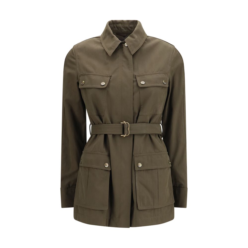 Burberry Baumwolljacke in Zweifarbenoptik