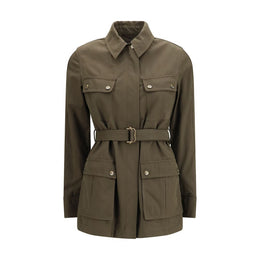 Burberry Baumwolljacke in Zweifarbenoptik