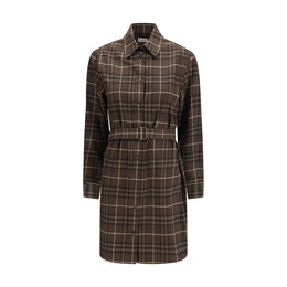 Burberry Braunes Baumwollkleid für die Freizeit