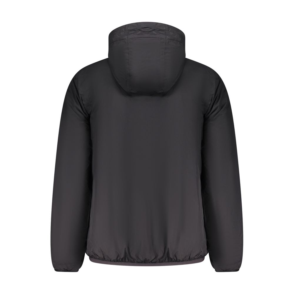 K-WAY Schwarze Herrenjacke aus Polyamid