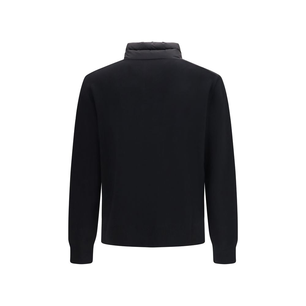 Canada Goose Schwarze Jacke aus recyceltem Polyamid in voller Länge