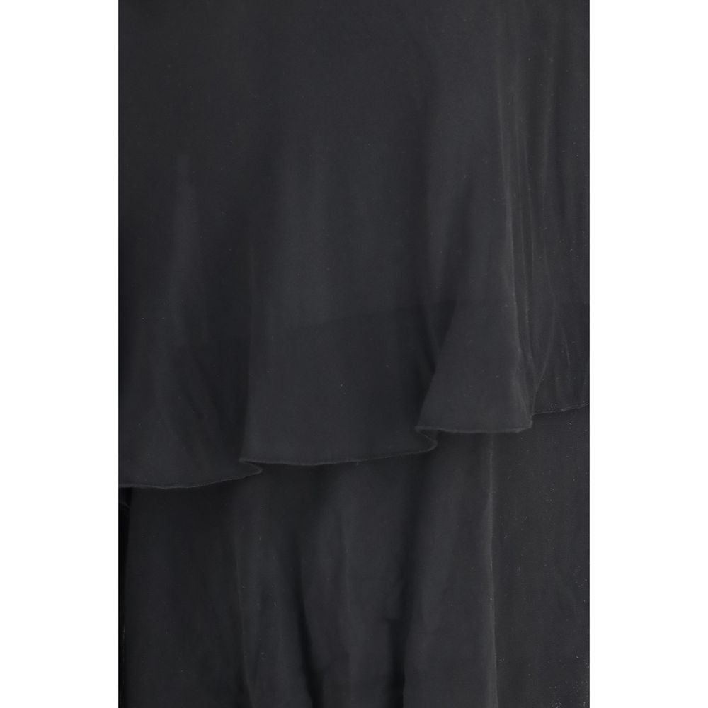 Valentino Garavani Schwarze Seiden-Freizeithose