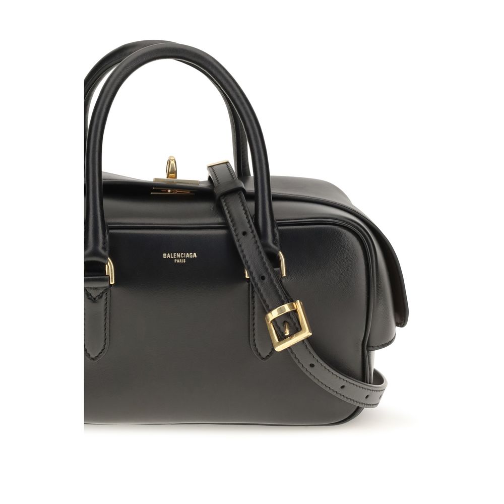 Balenciaga Schwarze Lammleder-Schultertasche