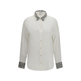 Alexander McQueen Weißes Seidenhemd