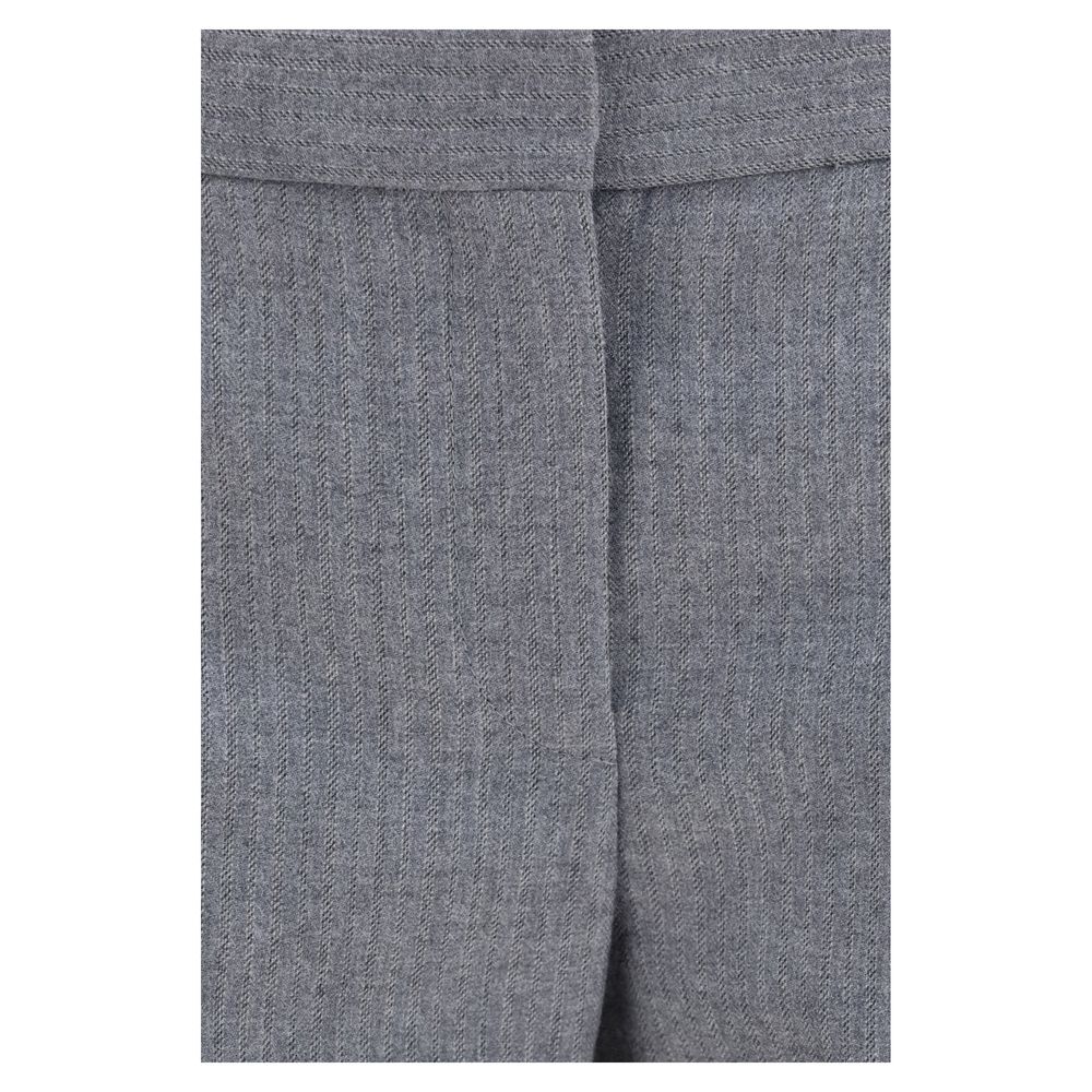 Alexander McQueen Graue Hose aus Ovis Aries Wolle