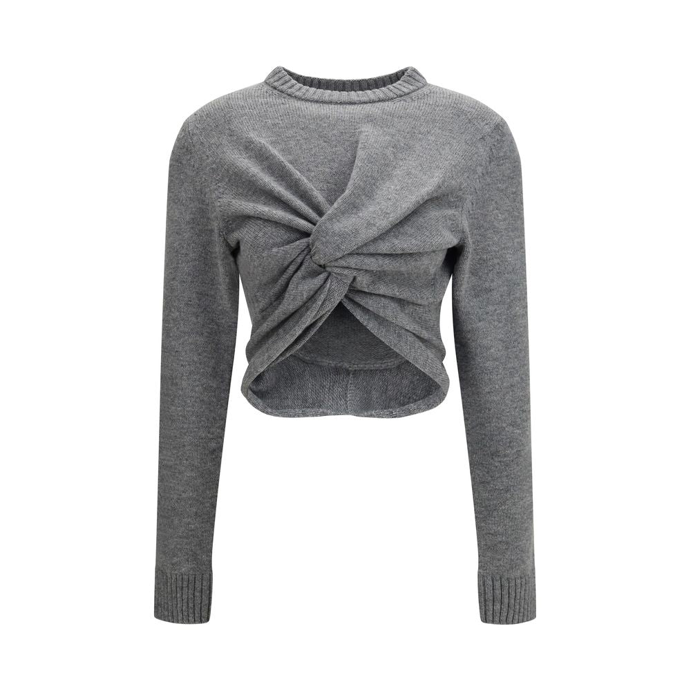 Balenciaga Grauer Oves Aries Wollpullover