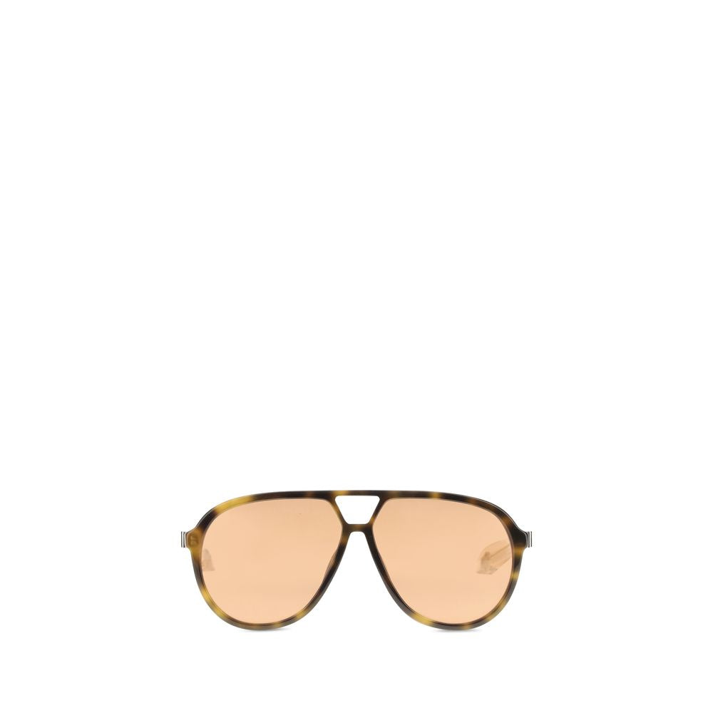 Alexander McQueen Braune Sonnenbrille aus Acetat