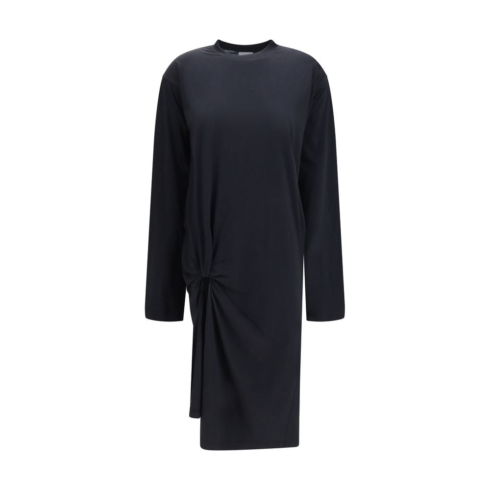 Balenciaga Schwarzes Baumwoll-Freizeitkleid