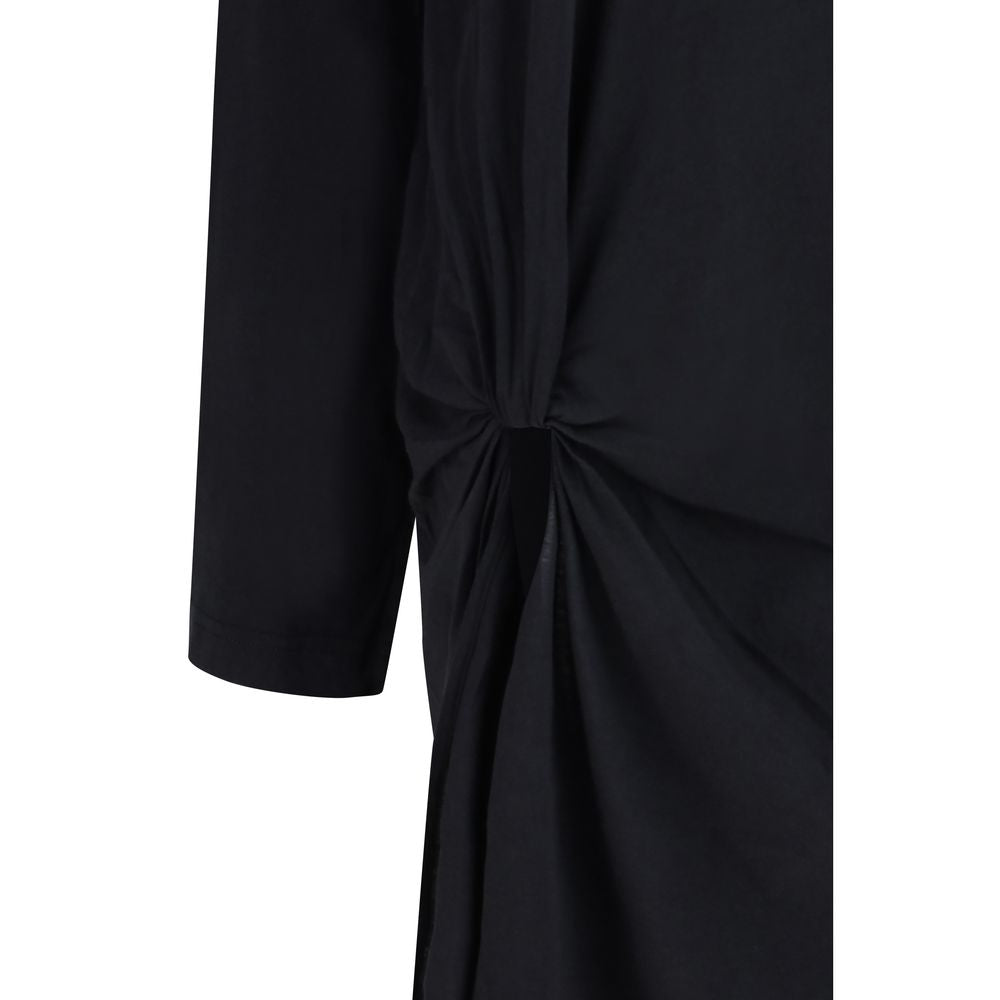 Balenciaga Schwarzes Baumwoll-Freizeitkleid