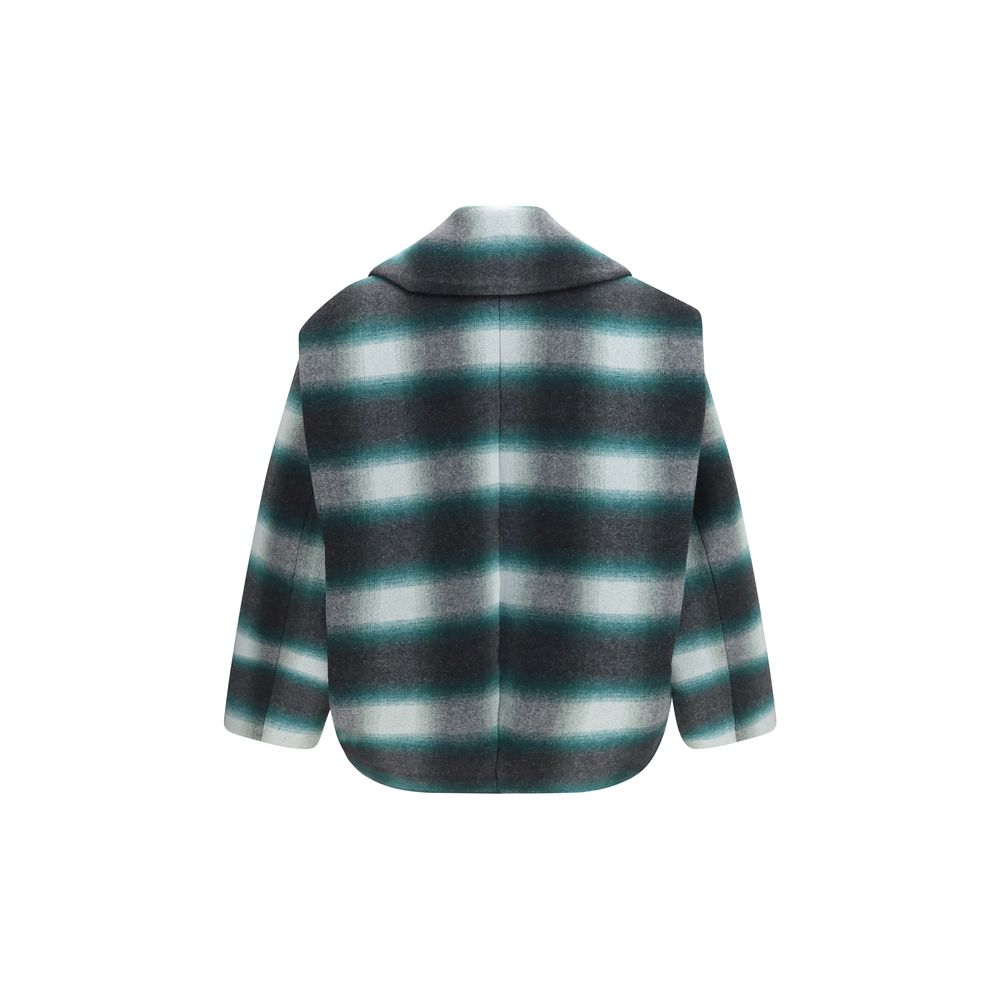 Balenciaga Zweifarbige Lammwolljacke Aries, durchgehend