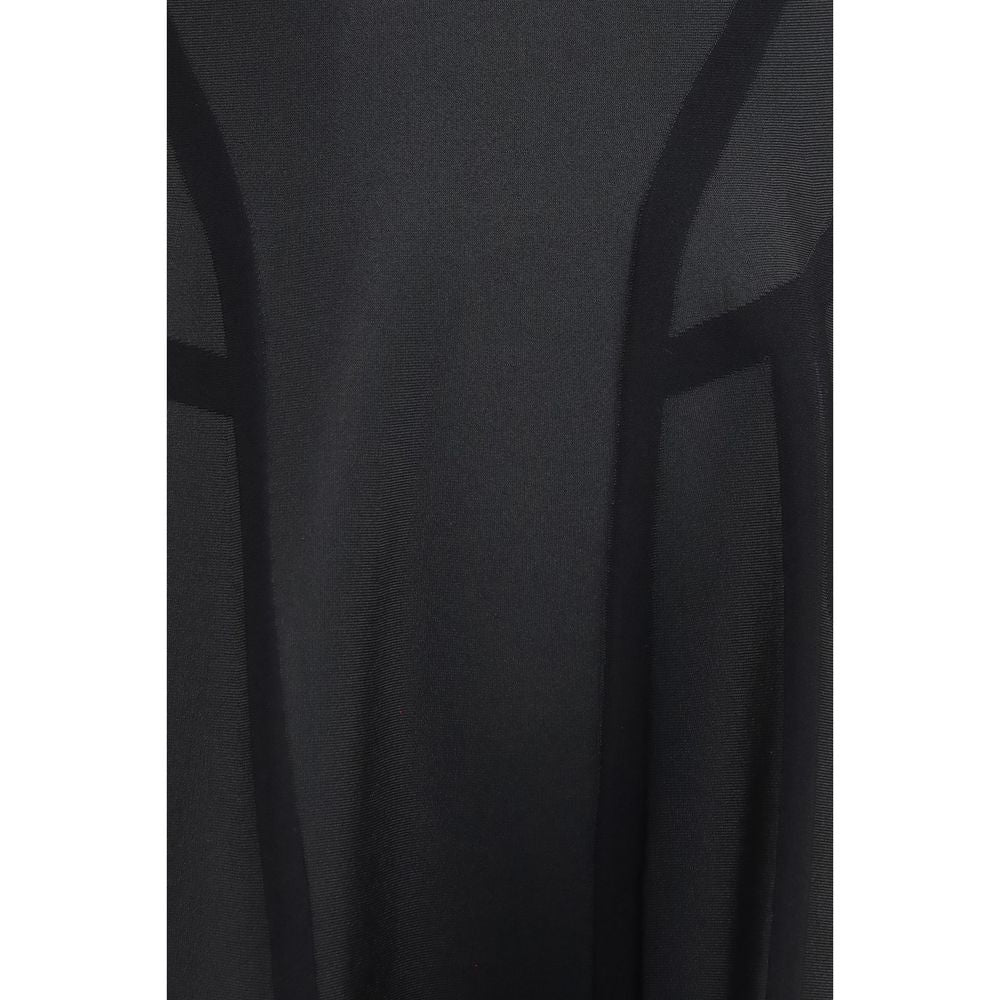 Alexander McQueen Schwarzes Cocktailkleid aus Polyester