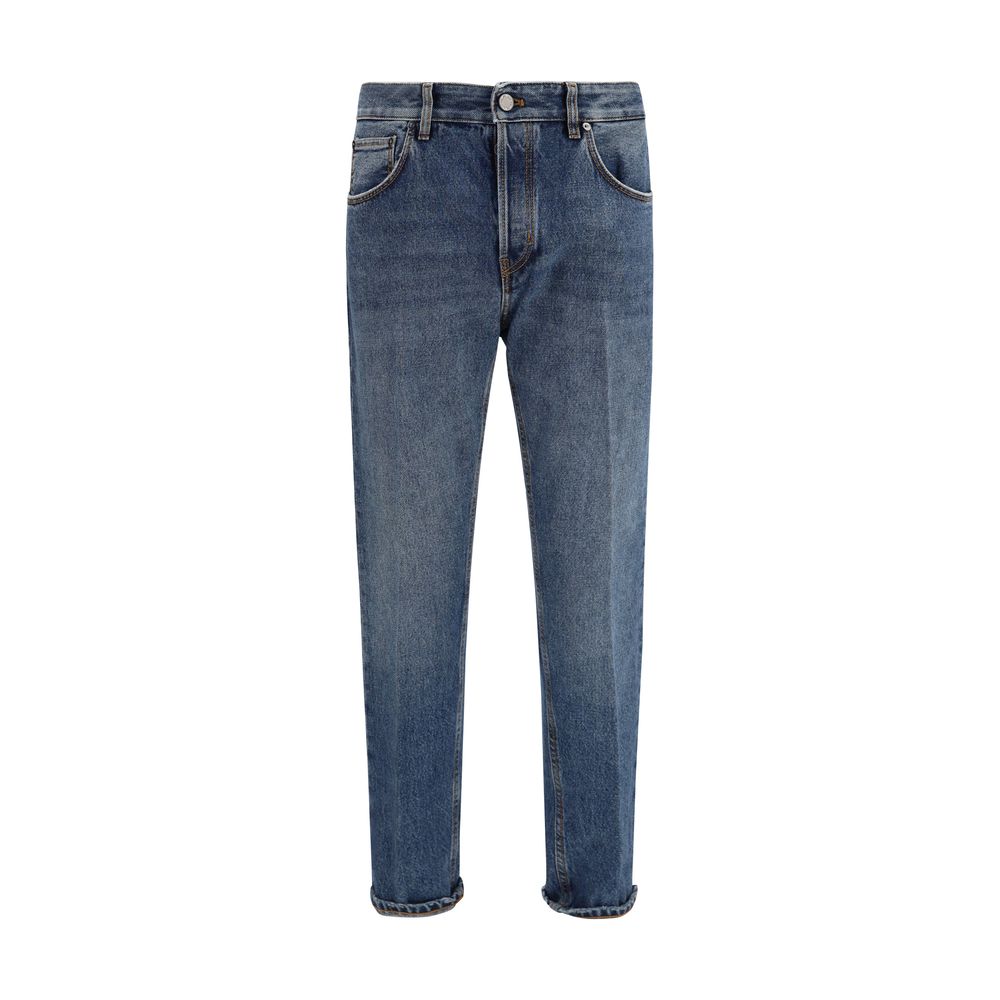 PT Torino Blaue Jeans aus Baumwolle im geraden Schnitt