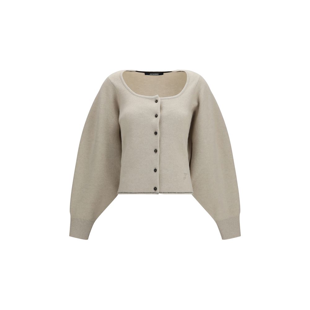 Jacquemus Beige Woll Cardigan Oves Aries