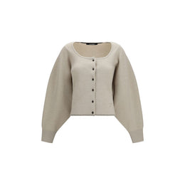 Jacquemus Beige Woll Cardigan Oves Aries