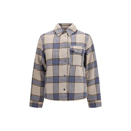 Woolrich Beige Woll Oves Aries Jacke