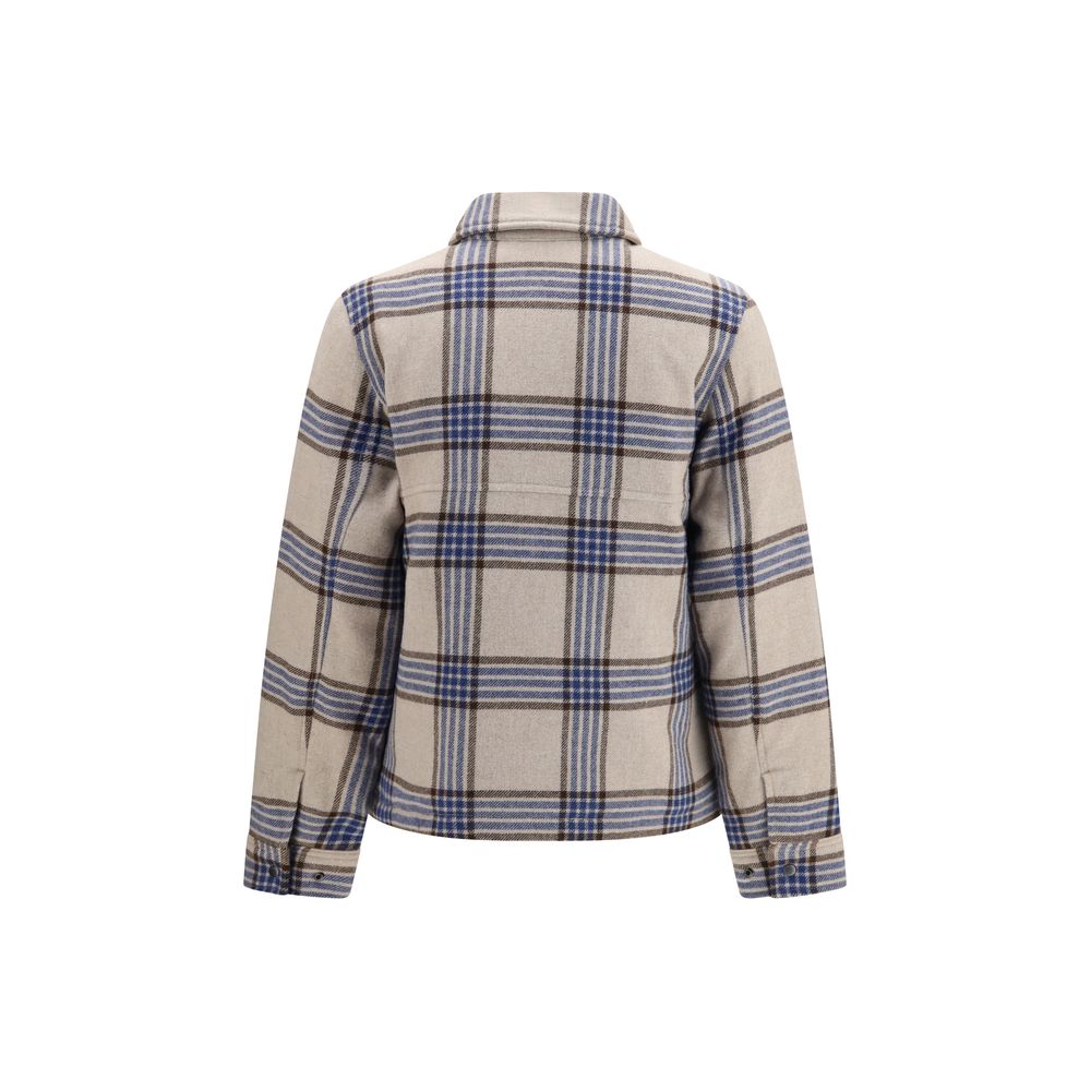 Woolrich Beige Woll Oves Aries Jacke