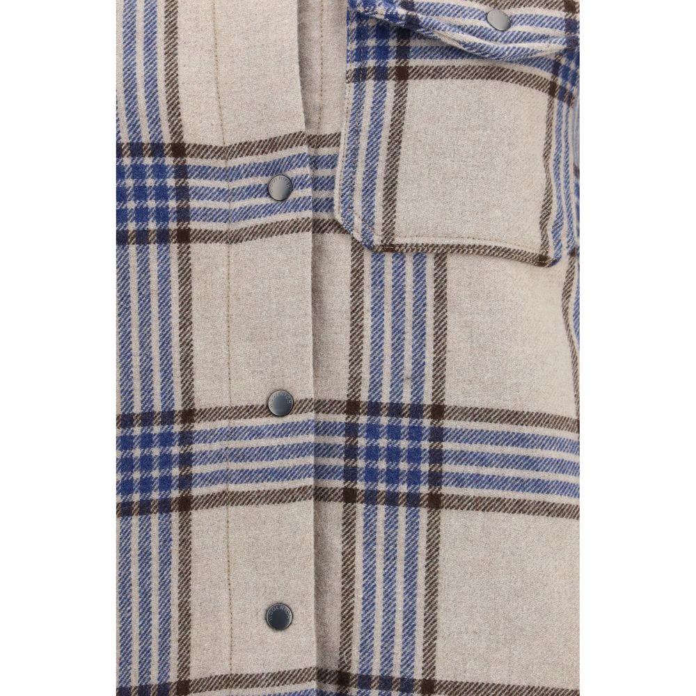 Woolrich Beige Woll Oves Aries Jacke