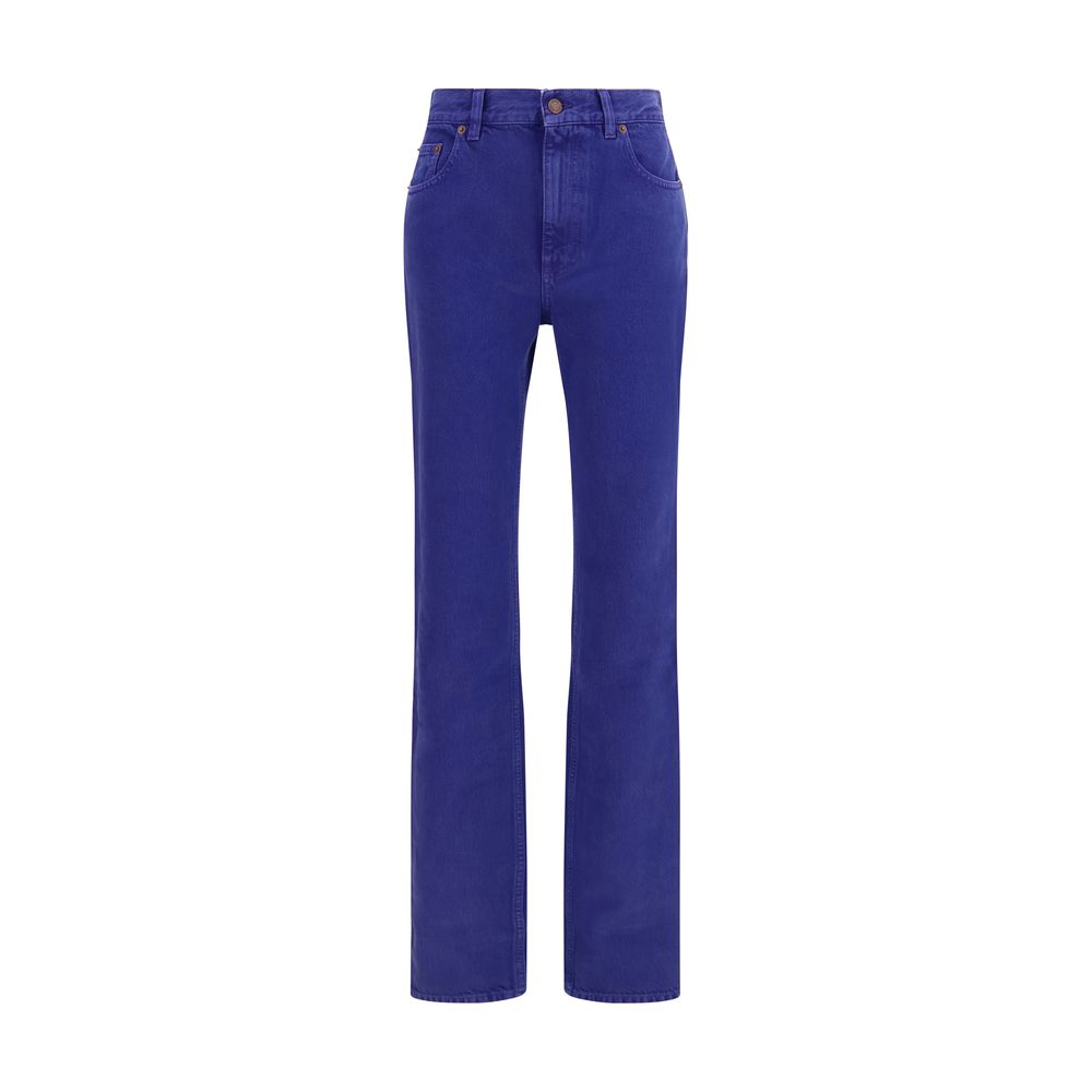 Chloé Blaue Jeans aus Baumwolle im geraden Schnitt