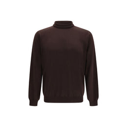 Lardini Brauner Wollpullover Oves Aries