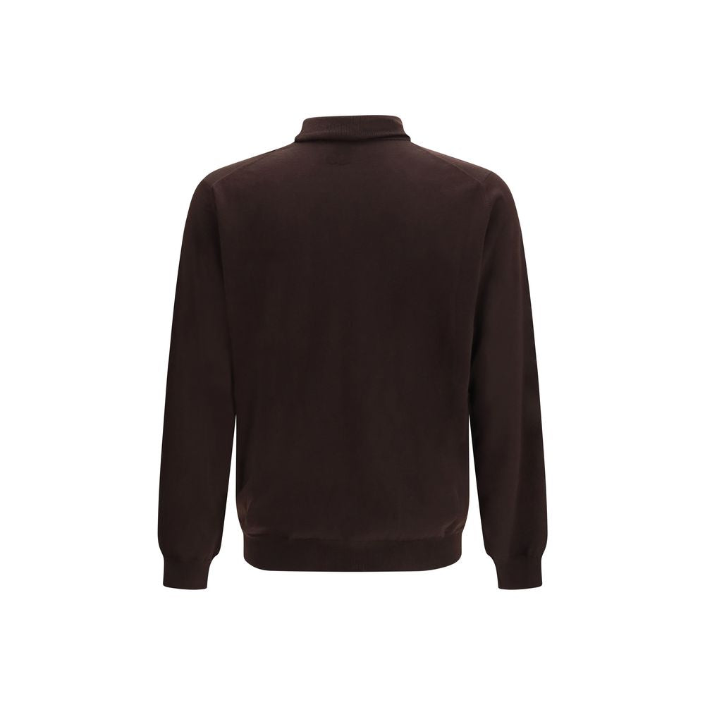 Lardini Brauner Wollpullover Oves Aries