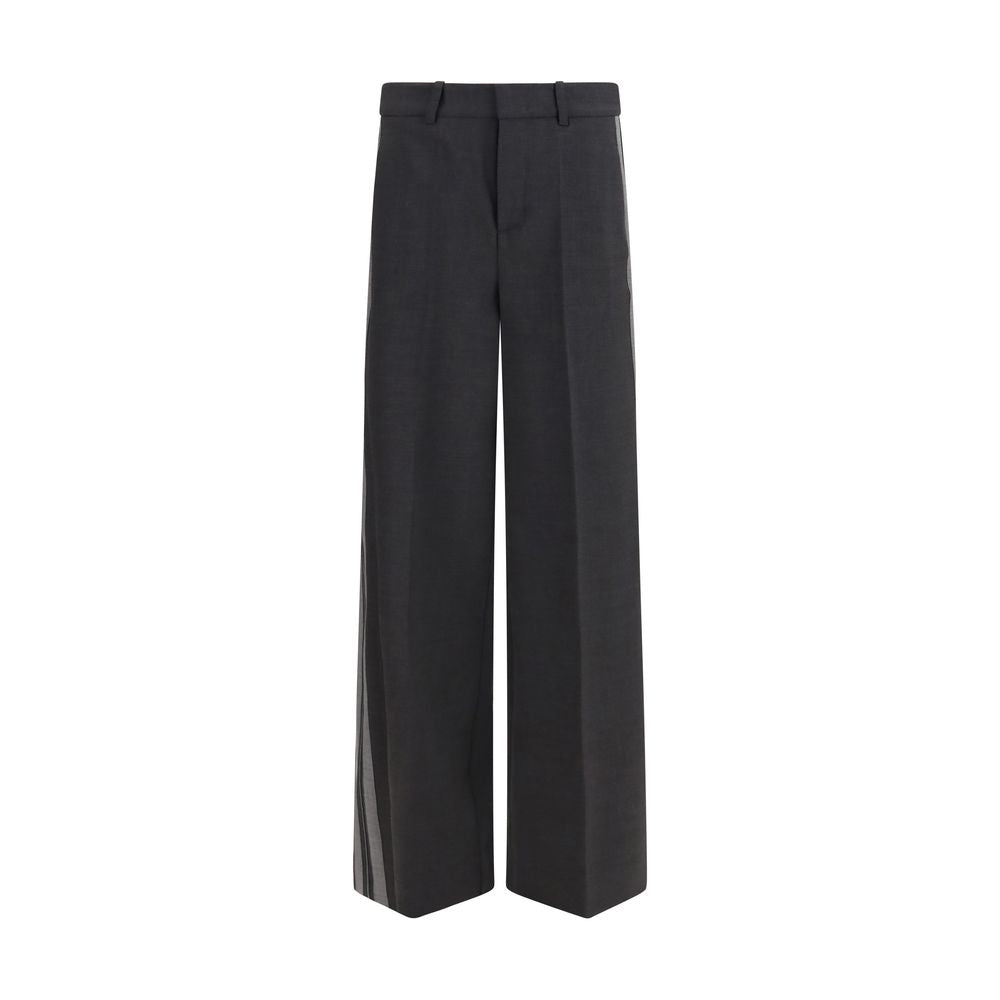 P.A.R.O.S.H. Graue Hose aus Ovis Aries Wolle