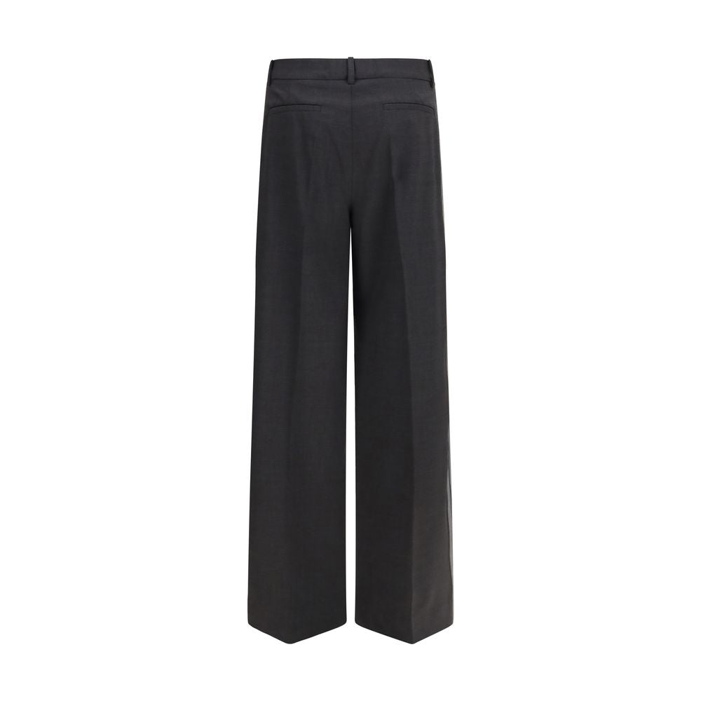 P.A.R.O.S.H. Graue Hose aus Ovis Aries Wolle