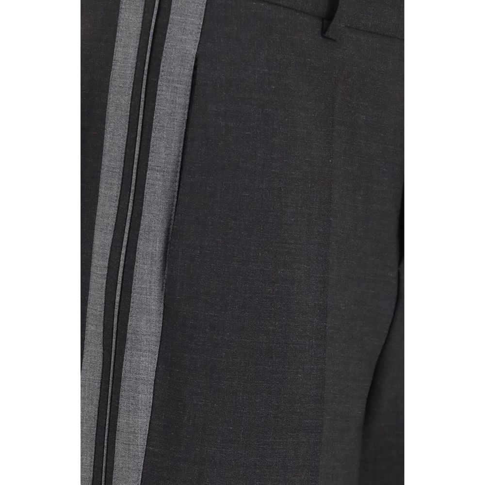 P.A.R.O.S.H. Graue Hose aus Ovis Aries Wolle